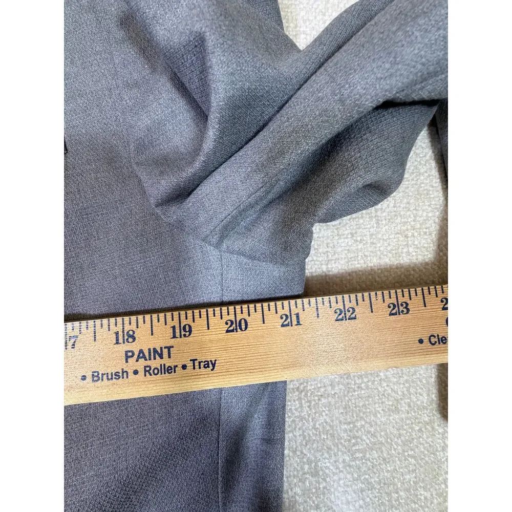Banana Republic Mens 42R Gray Slim Fit Prom Blazer Sport Coat Jacket Classic